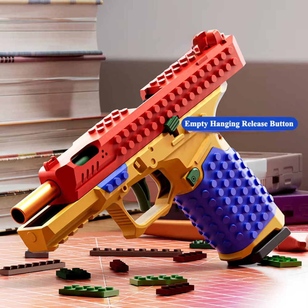 BlockBlaster Pro Building Block Toy Gun