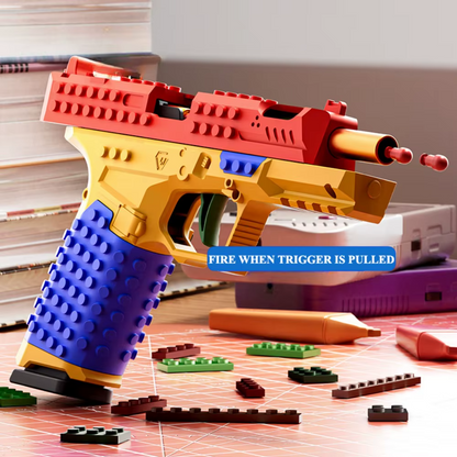 BlockBlaster Pro Building Block Toy Gun